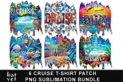 Cruise T Shirt Design Bundle Sublimation Graphic By BatVet Creative