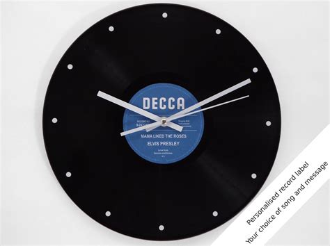 Personalised Vinyl Record Wall Clock