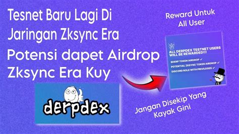 Tesnet Baru Lagi Reward Confirmed Dan Potensi Dapet Airdrop Zksync Era