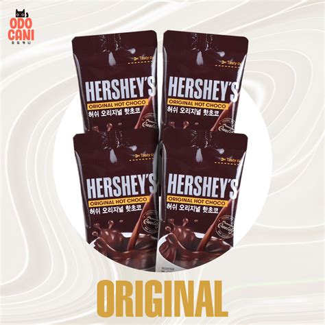 Flavors Hershey Hot Chocolate Powder Original Mint Choco Marshmallow Shopee Malaysia