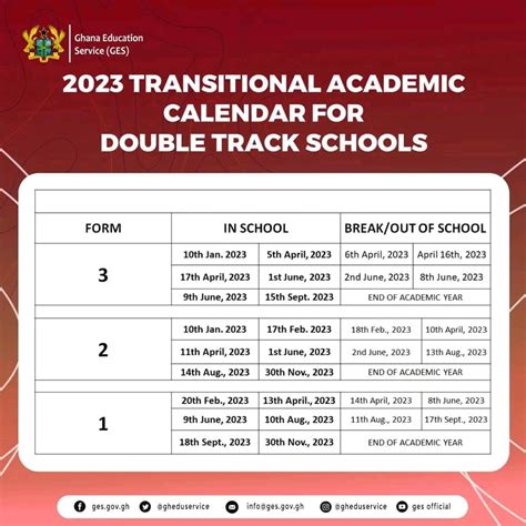 2023 Academic Calendar All Shs Final Year Students Resume Today