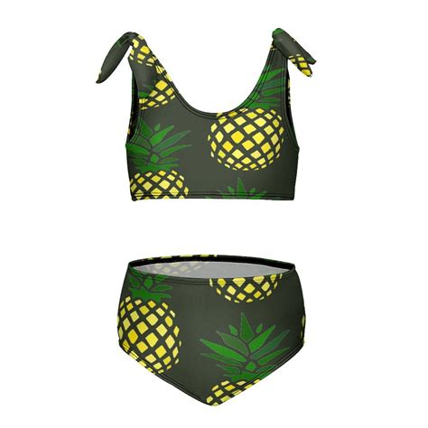 Pineapple Girl S Piece Bikini Set Beach Sport Swimsuit Swimwear Y Cm Walmart