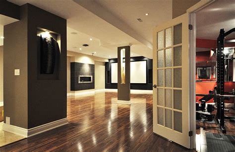 Open Concept Basement Ideas Contemporary Basement Toronto By