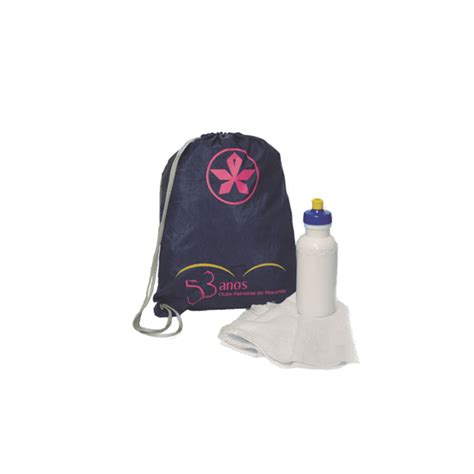 Kit Fitness Mochila Saco Personalizado Ninja Brindes