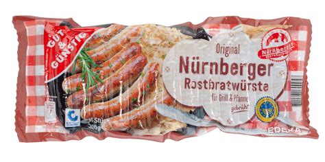 Test Edeka Gut Günstig Original Nürnberger Rostbratwürste Stiftung