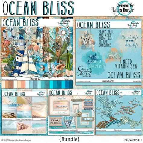 Ocean Bliss Bundle | Digital Art
