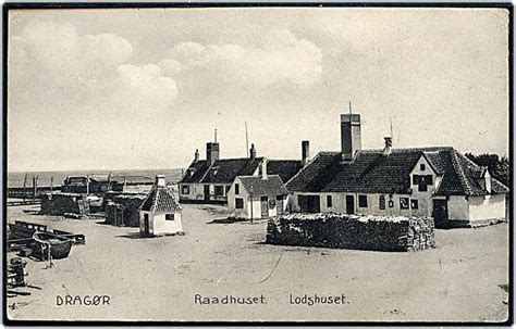 Dragør raadhus og lodshuset Chr Schou no 17925 2791 Danmark