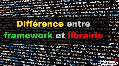 Diff Rence Entre Framework Et Librairie Waytolearnx