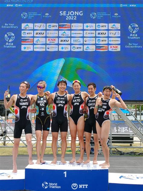 Triathlon Japan 日本トライアスロン連合 On Twitter 佐藤優香＆内田弦大がアジアチャンピオンに🏆／ アジア