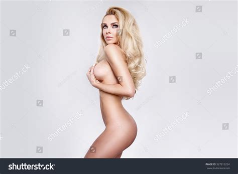 Sexy Blonde Model Amazing Body Seductive Stock Photo Shutterstock