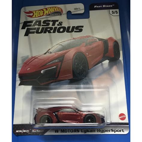 Hot Wheels W Motors Lykan HyperSport Fast And Furious Real Rider Shopee Malaysia