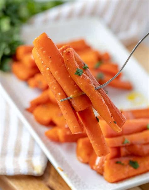 Honey Roasted Carrots The Easiest Side Dish Recipe Honey Roasted Carrots Baked Carrots