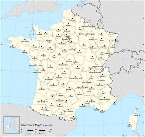 ROAD MAP MONTARGIS : maps of Montargis 45200