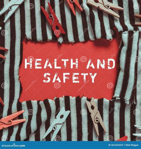 Hand Writing Sign Health and Safety. Business Idea Taking the