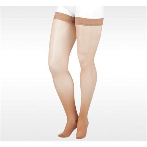 Womens Thigh High 15 20 Mmhg Juzo Naturally Sheer Compression