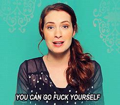 You Can Go Fuck Yourself Felicia Day Reactiongifs