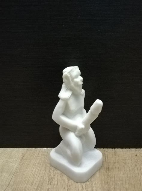 Satyr Pan Faun Nude Male Greek Mythology Handmade Alabaster Etsy Hong Kong
