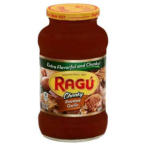 Ragu Chunky Roasted Garlic Pasta Sauce Shop Pasta Sauces At H E B