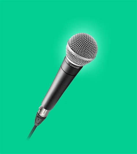 Аренда проводного микрофона