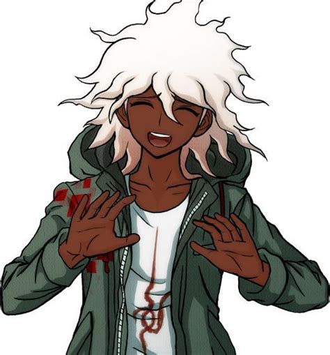 Blasian Nagito Black Anime Characters Danganronpa Black Characters