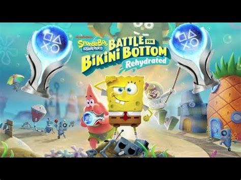Spongebob Battle For Bikini Bottom Rehydrated Platinum Trophy YouTube