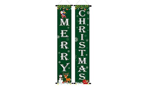 Christmas Door Large Banner Decoration Diy At Bandq