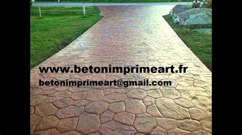 Beton Imprime Andelain France Betonimprimeart Fr YouTube YouTube