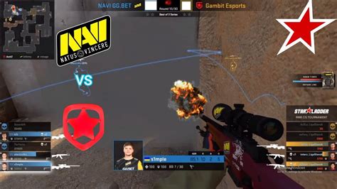 NaVi Vs Gambit Map Dust 2 StarLadder CIS RMR 2021 HIGHLIGHT