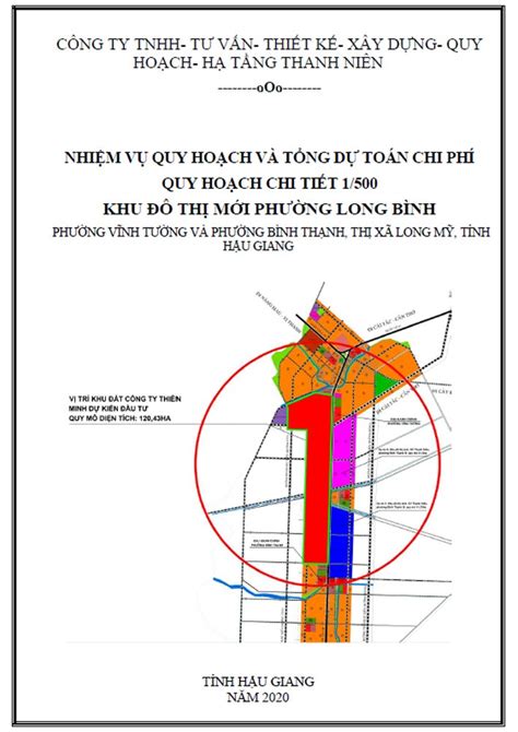 Thuy t minh nhi m v quy ho ch và t ng d toán chi phí quy ho ch chi ti