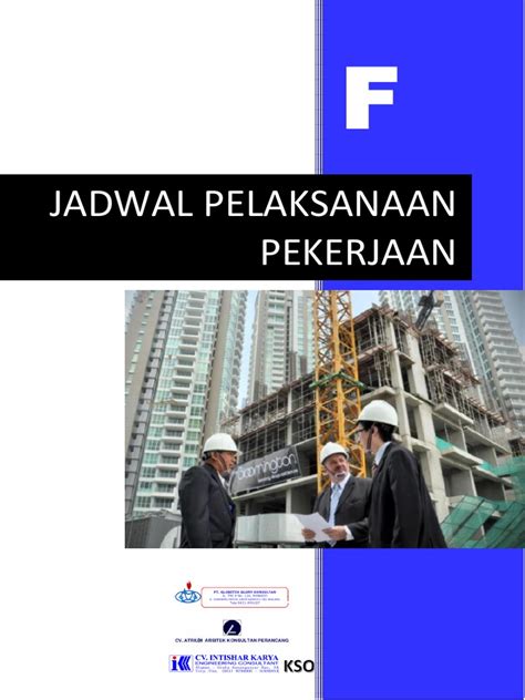 Jadwal Pelaksanaan Pekerjaan Dan Pengawasan Konstruksi Pdf
