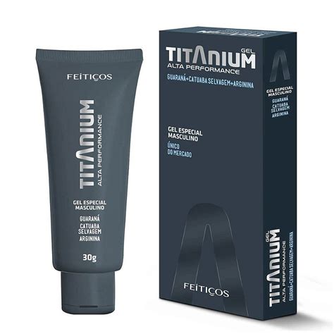 Titanium Gel Potencializador Masculino Gr Feiti Os Sex Shop Loja Fetiches