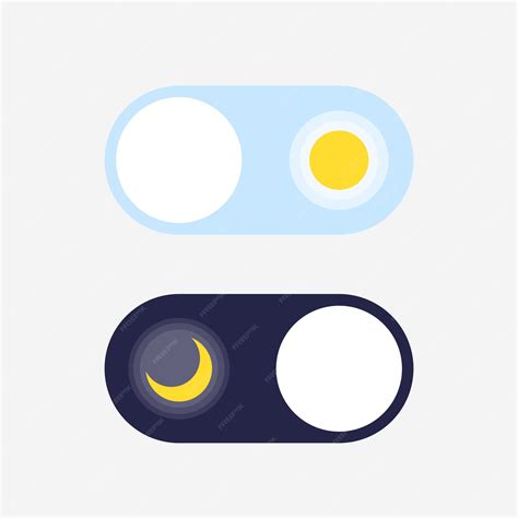 Premium Vector | Day and night mode switch. sun and moon. sleeping mode