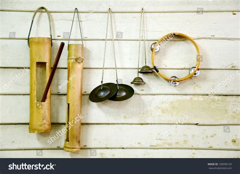 Thai Style Percussion Musical Instrument Stock Photo 128399129