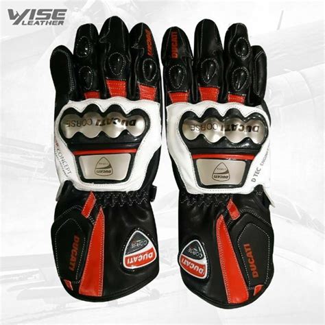 New Motogp Racing Leather Gloves Motorbike Leather Glove