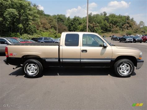 Sunset Gold Metallic Chevrolet Silverado Ls Extended Cab X