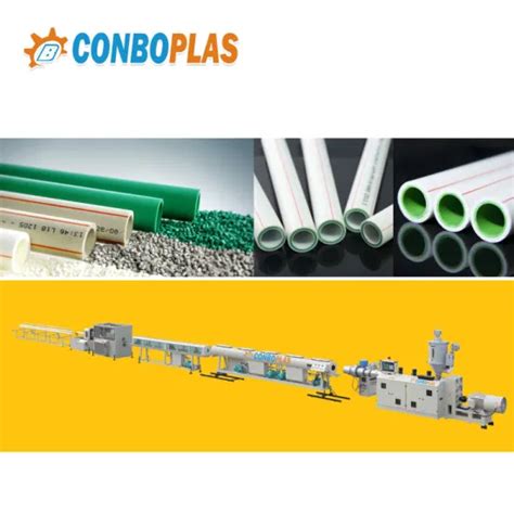 Plastic Machine Plastic Extruder Hot Cold Water Pipe Ppr Pipe Extruder Making Machine Plastic
