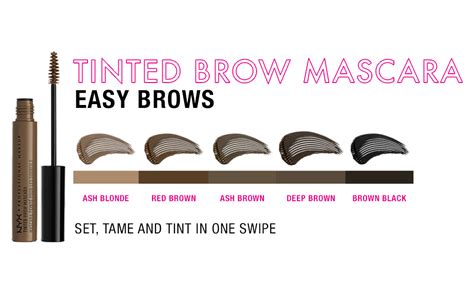 Nyx Professional Makeup Tinted Brow Mascara Brunette Ml Pack Of Amazon Ca Beauty