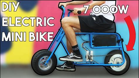 How To Build A DIY Electric Mini Bike 7,000W INSANE E-BIKE, 49% OFF