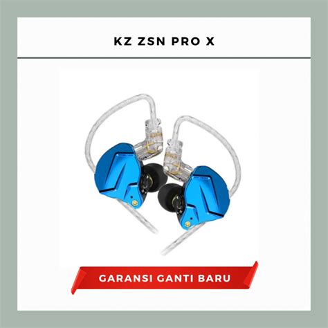 Jual KZ ZSN Pro X Knowledge Zenith Metal Earphones 1BA+1DD Hybrid ...
