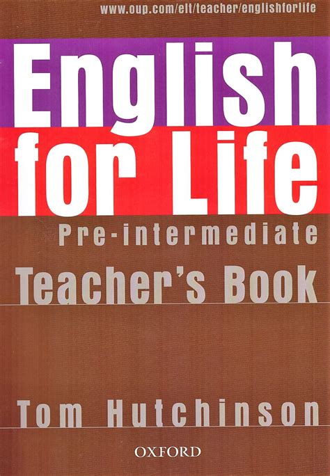 English for Life Pre Intermediate Teacher s Book Книга для учителя