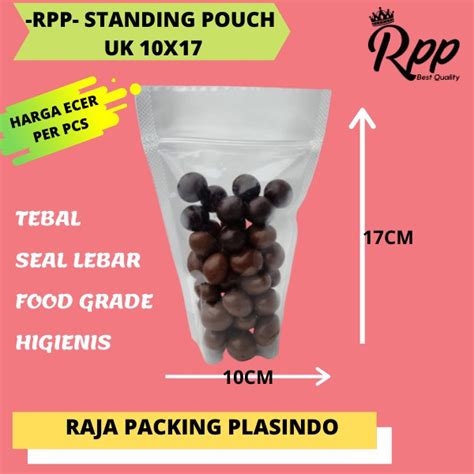 Jual Plastik Standing Pouch Uk X Plastik Pudot Snack Plastik