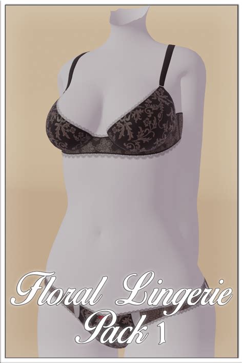 Floral Lingerie Pack 1 4 COLORS
