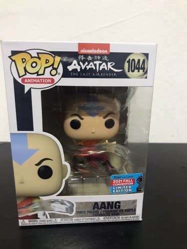 Funko Pop Avatar Aang Ed Lim 1044 Original E Novo 2021 Fall Convntion Pop Animation 1044