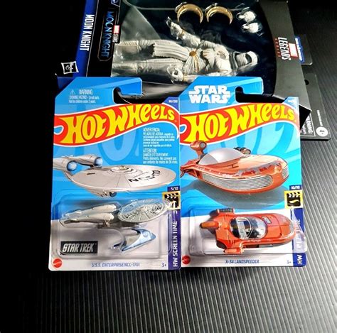 Hot Wheels Star Wars X Landspeeder Luke Skywalker Landspeeder Star Trek U S S