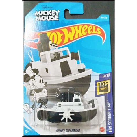 Hot Wheels Disney Steamboat Mickey Mouse GRX18 Shopee Brasil