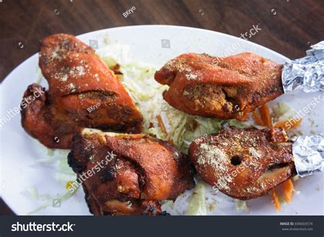 Indian Food Tandoori Chicken Stock Photo 696603574 | Shutterstock