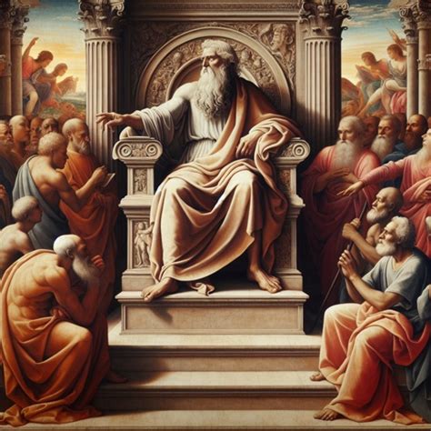 great throne  god artwork bible art