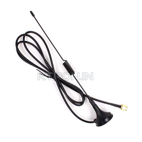 Buy Magnetic Mount Spring Antenna 3 Dbi 1 Mtr Wire KTRON India