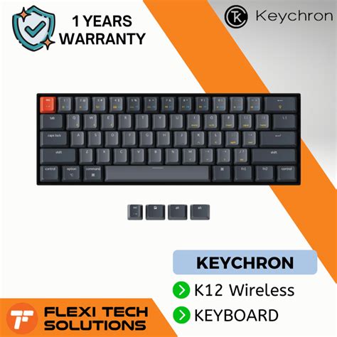 Keychron K Wireless Rgb Aluminum Hot Swap Mechanical Keyboard Flexi Tech