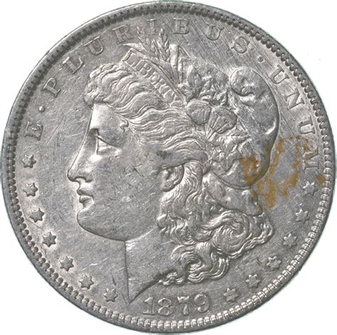 Early 1879 Morgan Silver Dollar 90 Us Coin Property Room